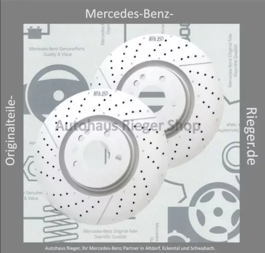 A, CLA, GLA (W176, W117, X156): Original Bremsscheiben-Satz, VA