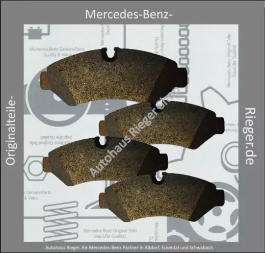 Bremsbeläge hinten für ML/R-Klasse (W164/W251)