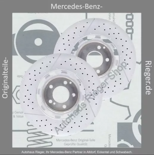 Bremsscheiben Mercedes C, E, CLS, AMG GT vorne