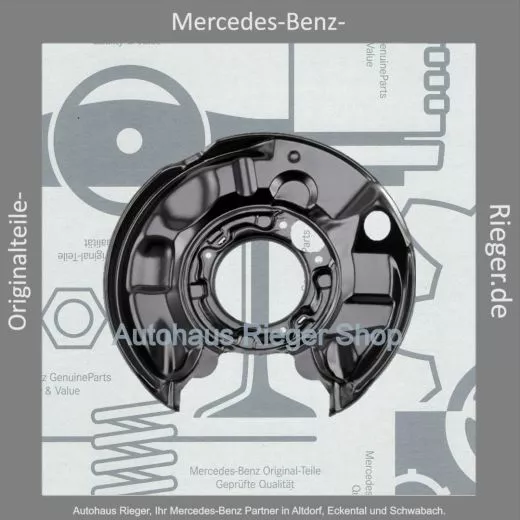 Mercedes Spritzblech/Ankerblech HA links (SLK W171, C203, CLK W209)