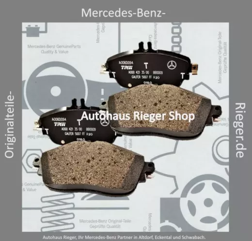 Mercedes A, B, CLA, GLA Bremsbeläge vorne