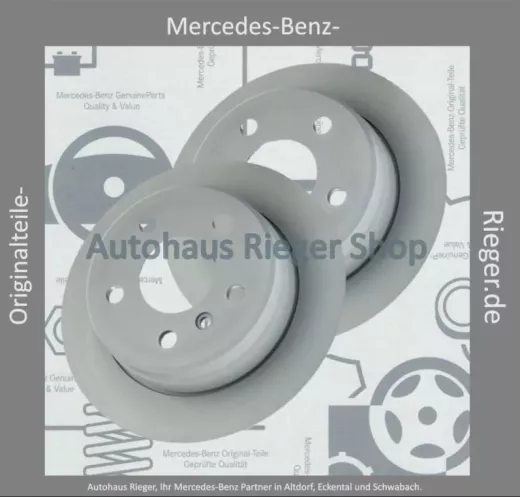 Mercedes A-Klasse W169, Bremsscheiben vorne