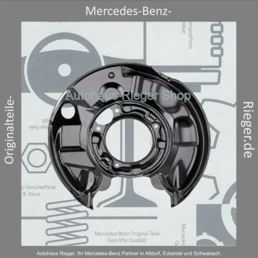 Mercedes Ankerblech hinten rechts W171/W203/W209