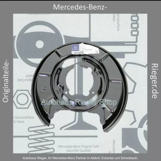 Mercedes Ankerblech links für A-Klasse W168, Vaneo W414