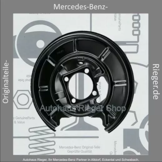 Mercedes Ankerblech vorne links, A-Klasse W169, B-Klasse W245