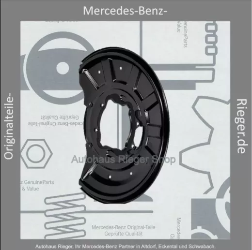 Ankerblech Mercedes W204 W212 W218 links