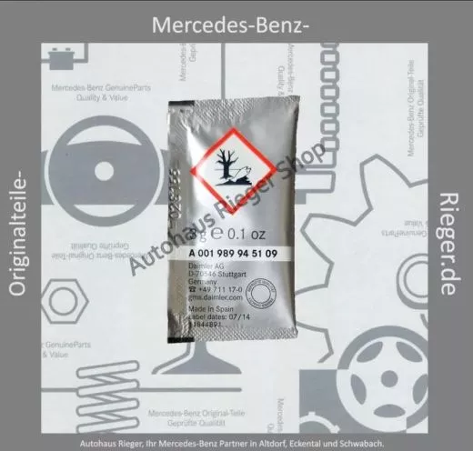 Mercedes-Benz Bremsenpaste grau, 3 Gramm