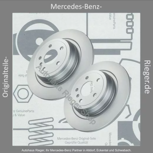 Mercedes Bremsscheiben-Satz, HA für M/GLE-Klasse W166, GLE-Coupe W292