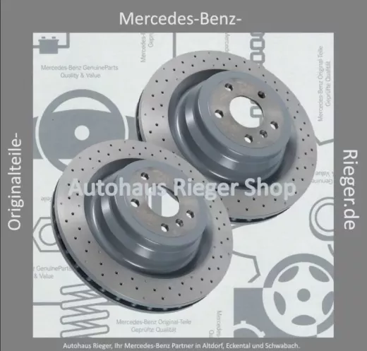 Mercedes-Benz Bremsscheiben-Satz, Hinterachse für ML-Klasse W166, GLE-Klasse W166