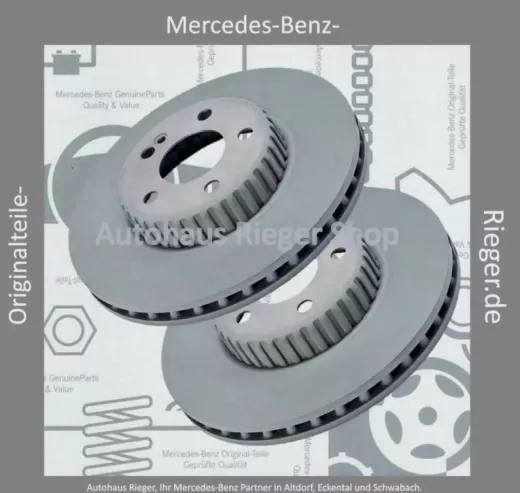 Mercedes Bremsscheiben-Satz VA W213/W253