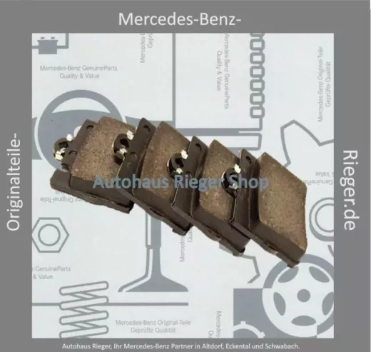 Mercedes Bremsbeläge hinten, C/CLK/SLK