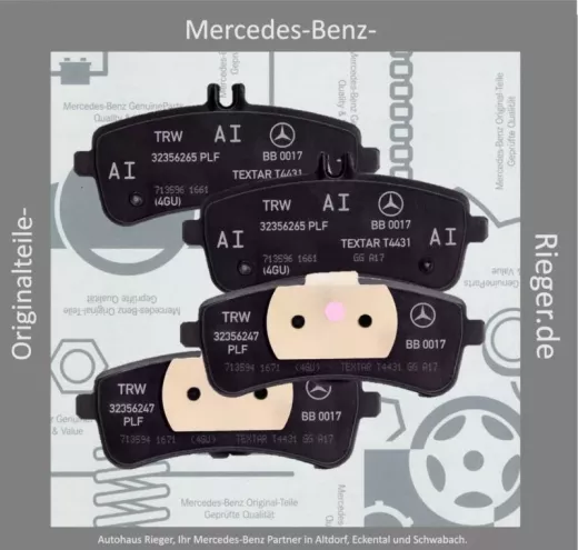 Mercedes AMG GT/C/S Bremsscheiben hinten