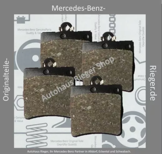 Mercedes Bremsbeläge Satz, Hinterachse W202/W208/W210