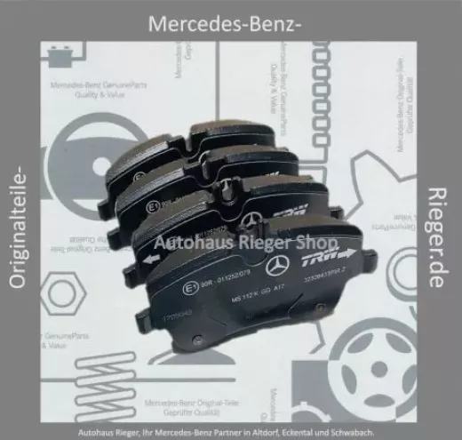 Bremsbeläge vorne für Mercedes C, CLK, SLK (W203, A209, R171)