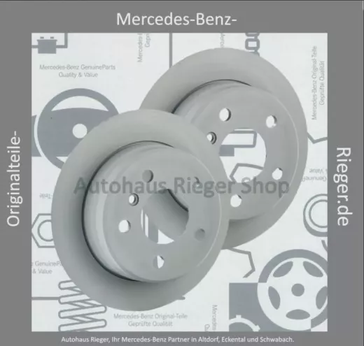 Mercedes Bremsscheiben hinten für A169, B245