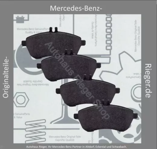 Mercedes Bremsset vorne: C/E-Klasse (W204/C207)