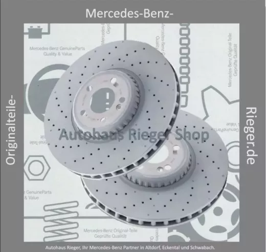 Mercedes C/E/CLS Bremsscheiben vorne (W205/S213/C238/C257)