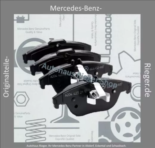 Mercedes GLK X204: Bremssatz hinten