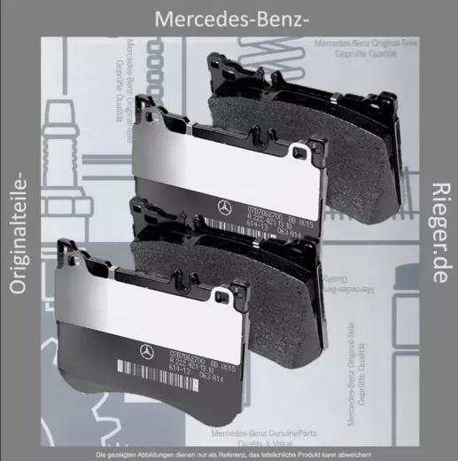 Mercedes S-Klasse (X222, C217) Bremsbeläge vorne