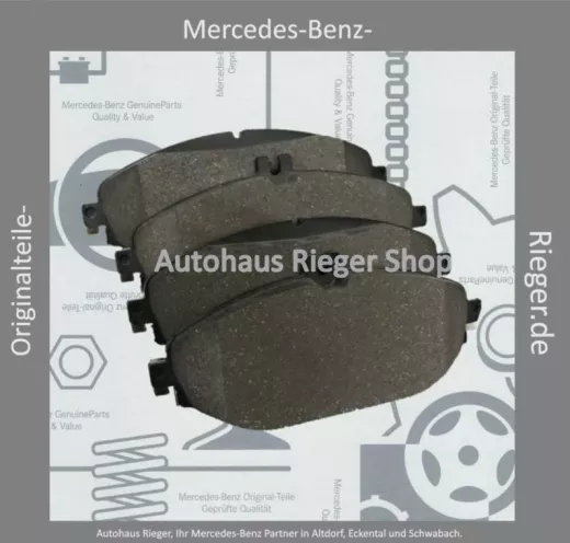 Original Bremsbeläge für Mercedes C, E, CLS (Vorderachse)