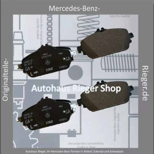 Original Bremsbeläge für Mercedes w205 u.a.