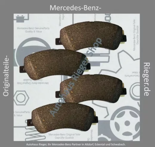 Original MB Bremsbeläge hinten W217/W222