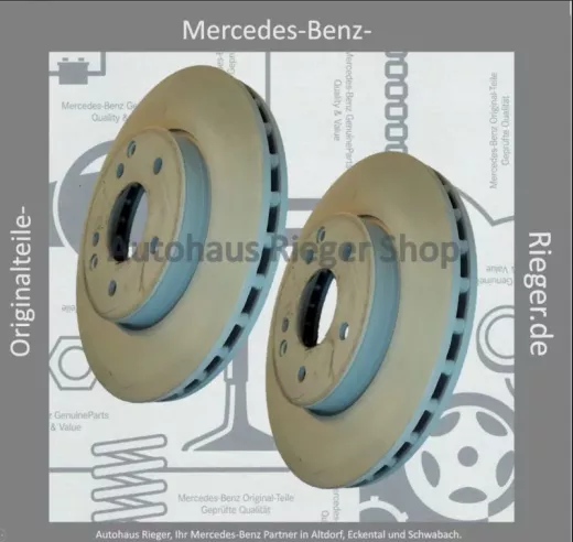 Original MB Bremscheiben VA: A, B, CLA (W118, 177, 247)