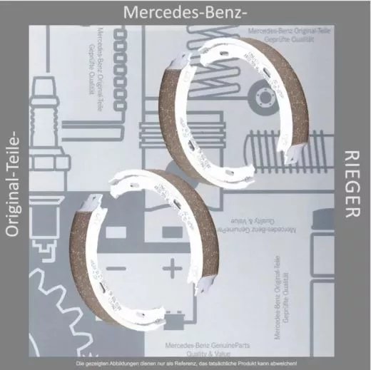 Original Mercedes- Benz Bremsbacken- Satz, HA, W204, W207