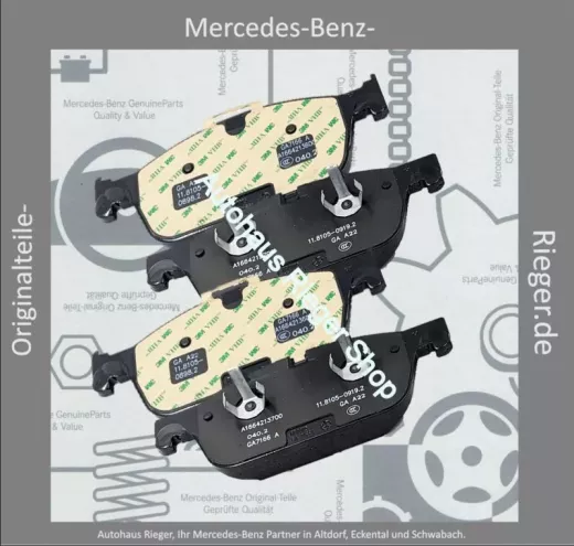 Original Mercedes Bremsbeläge für GLE W167