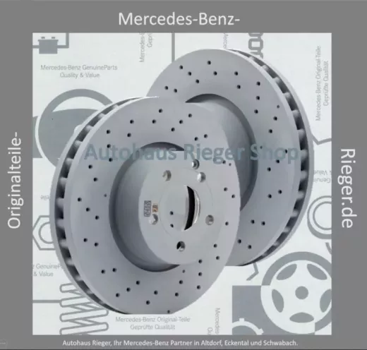 Original Mercedes Bremsensatz vorne für C204, E207, E212