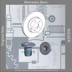 2 Stück Original Mercedes-Benz PASSSCHRAUBE für Bremsscheibe M8X12