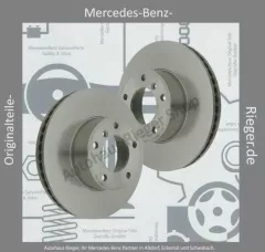 Bremsscheiben-Satz für Mercedes G-Klasse W463 Vorderachse