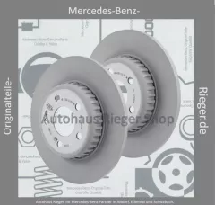 Bremsscheiben Satz hinten für Mercedes C205