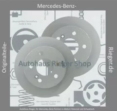 Bremsscheiben Satz Hinterachse Mercedes C180, C180 CGI