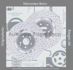 Bremsscheiben-Satz Mercedes C63, E63, GLC AMG