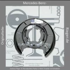 Mercedes A-Klasse W168/Vaneo W414 Ankerblech links