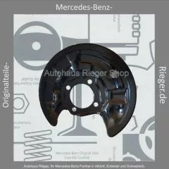 Ankerblech links für Mercedes A176, B242/246, CLA117, GLA156