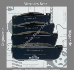 Mercedes-Benz Original Bremsbeläge-Satz, Vorderachse für S-Klasse W217, W222