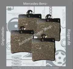 Mercedes Bremsbeläge Satz, Hinterachse W202/W208/W210