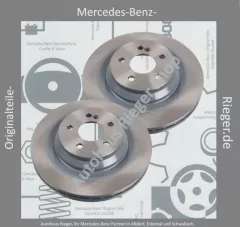 Mercedes S/CL (W221/W216) Bremsscheiben-Satz hinten