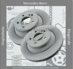 Mercedes W212/C218/X204: Bremsscheiben-Satz hinten